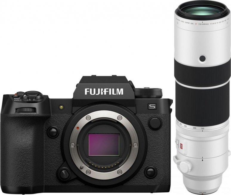 Zubehör  Fujifilm X-H2 S Gehäuse + XF 150-600mm f5,6-8 R LM OIS WR