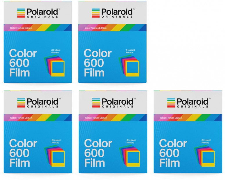 Technische Daten  Polaroid 600 Color Film Color Frames 8x 5er Pack