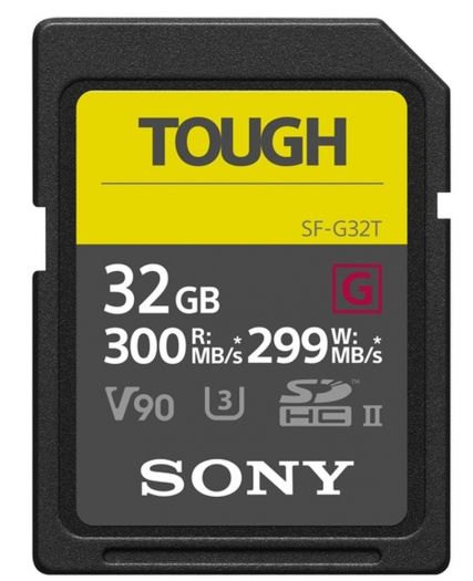 Caractéristiques techniques  Sony 32 Go SDHC UHS-II R300 Tough SF-G32T