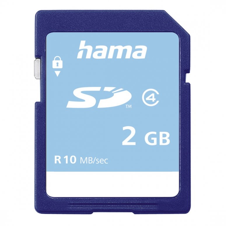 Technische Daten  Hama SD 2GB Class 4