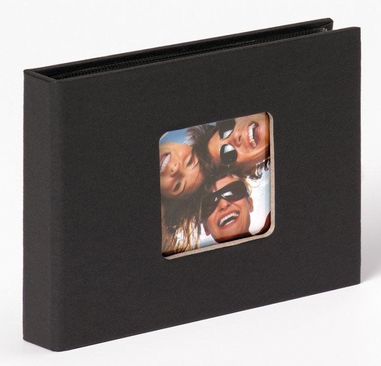 Walther Album à pochettes Fun noir 10x15cm,pour 36 photos