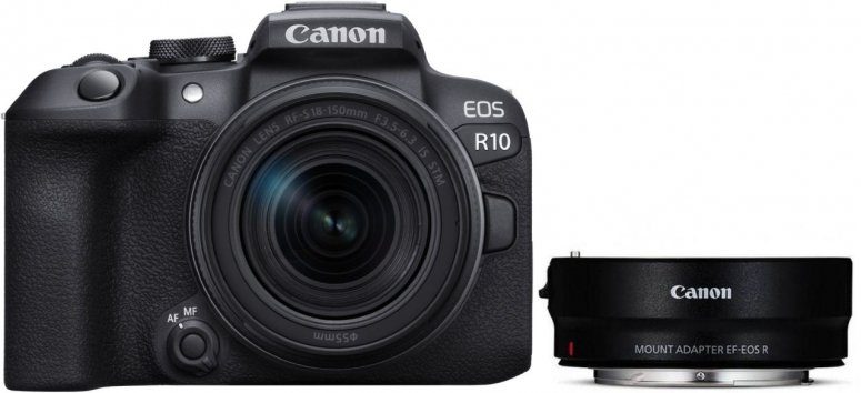 Technische Daten  Canon EOS R10 + 18-150mm f3,5-6,3 IS STM + Adapter EF-EOS R