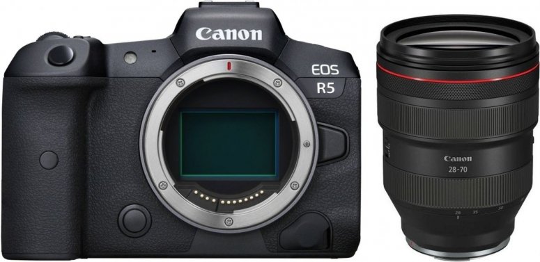 Caractéristiques techniques  Canon EOS R5 + RF 28-70mm f2 L USM
