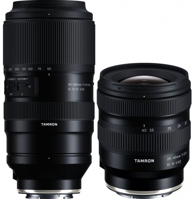 Tamron 50-400mm f4,5-6,3 + 20-40mm f2,8 Sony Monture E