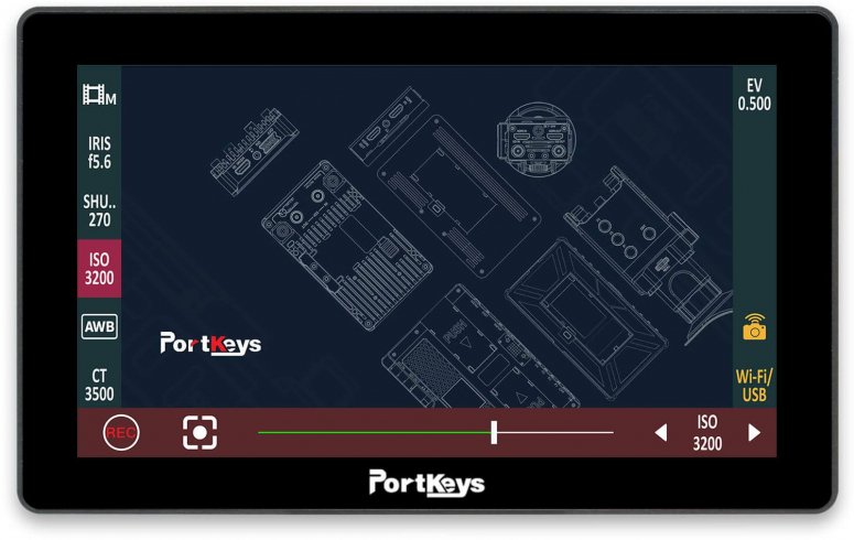 Caractéristiques techniques  Portkeys LH5P II 5,5 4K HDMI Touchscreen Monitor