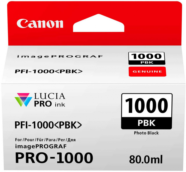 Canon PFI-1000PBK Tinte photo schwarz