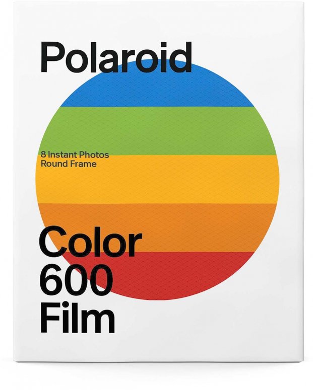 Polaroid 600 Color Film Round Frame 8x