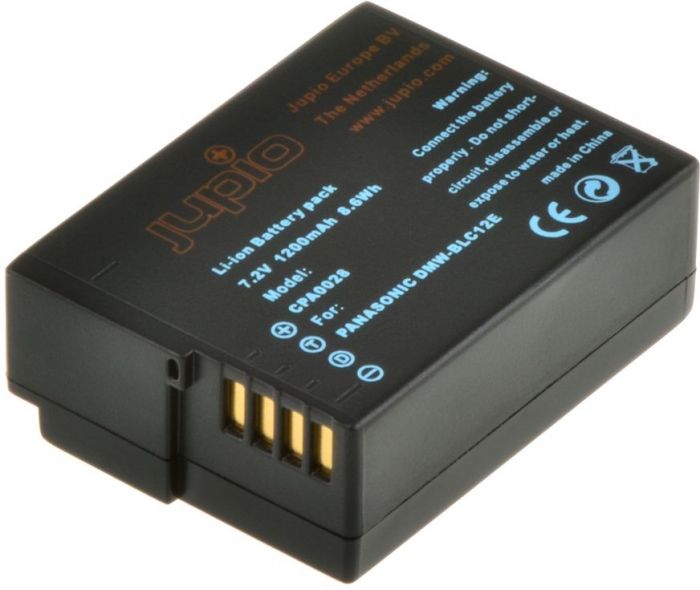 Caractéristiques techniques  Batterie Jupio Panasonic DMW-BLC12E