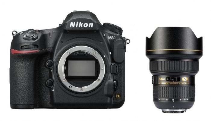 Zubehör  Nikon D850 + AF-S 14-24mm f2,8 G ED