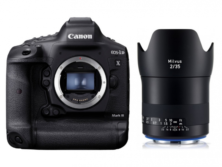 Zubehör  Canon EOS-1D X Mark III + ZEISS Milvus 35mm f2