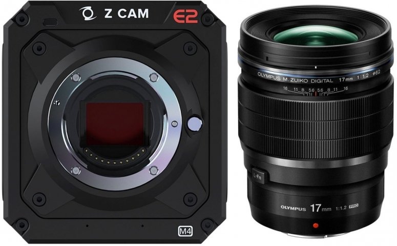 Z-Cam E2-M4 + Olympus M.Zuiko ED 17mm f1,2 PRO