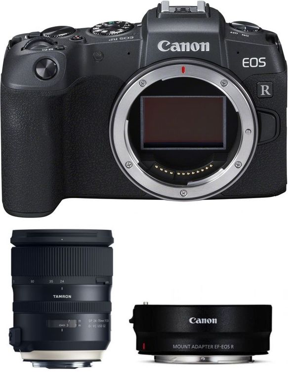 Canon EOS RP + EF-EOS R-Adapter + Tamron SP 24-70mm f2,8 Di VC USD G2