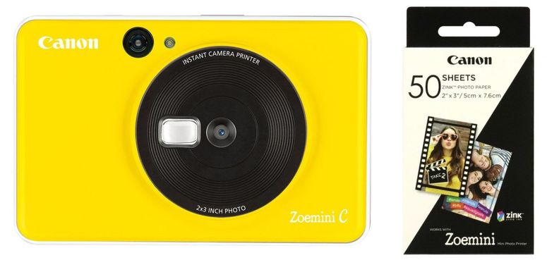 Technische Daten  Canon Zoemini C gelb + 1x ZP-2030 50 Bl. Papier