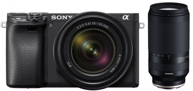 Sony Alpha ILCE-6400 + 18-135mm OSS + Tamron 70-300mm f4.5-6.3 Di III