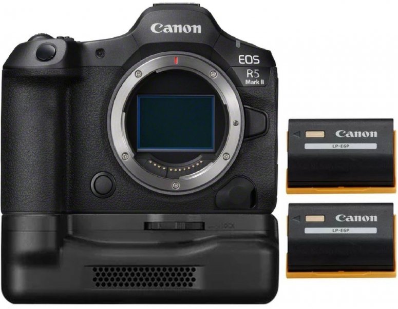 Technische Daten  Canon EOS R5 II + CF-R20EP Lüftergriff + 2x LP-E6P