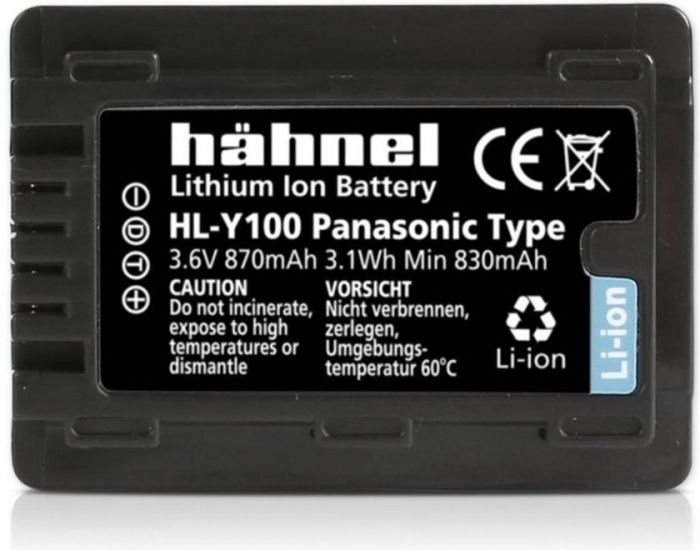 Hähnel HL-Y100 Battery for Panasonic HC V10