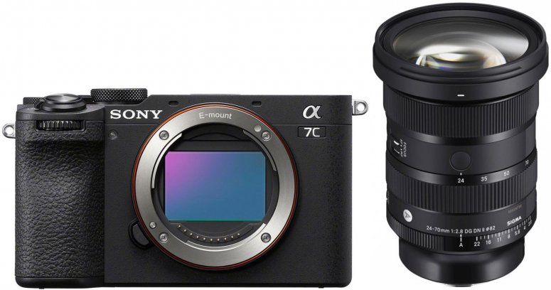 Technical Specs  Sony Alpha ILCE-7C II black + Sigma 24-70mm f2.8 DG DN II (A) Sony-E