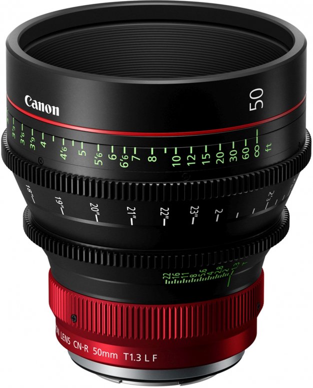 Technical Specs  Canon CN-R 50mm/T1.3 L F (Feet) RF Prime Lens