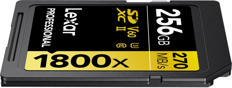 Lexar Professional SDXC Gold 256GB 1800x UHS-II V60 - Foto Erhardt