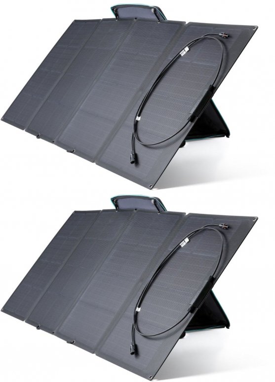 Accessoires  Kit de 2 panneaux solaires EcoFlow 160W