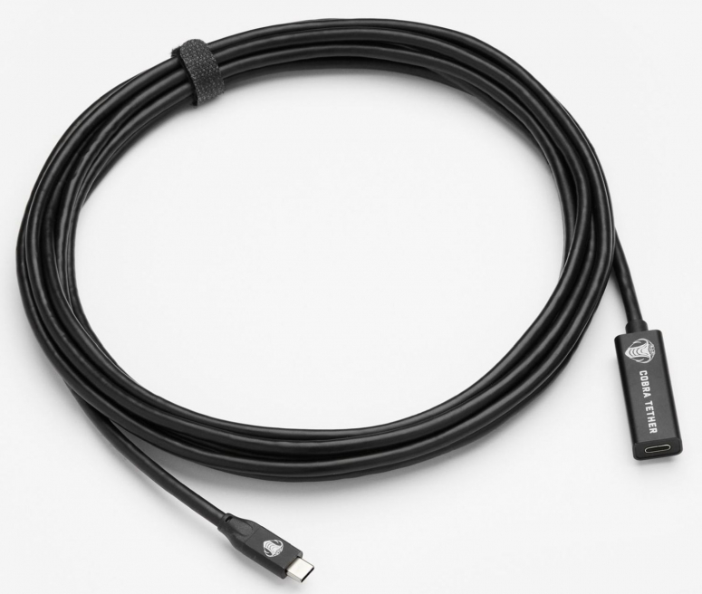 CobraTether USB-C extension cable 5m black