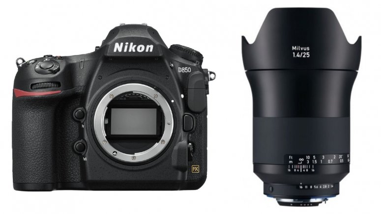 Technische Daten  Nikon D850 + ZEISS Milvus 25mm f1,4
