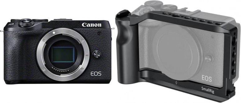 Technische Daten  Canon EOS M6 II Gehäuse + SmallRig 2515 Cage