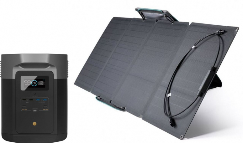 EcoFlow DELTA Max 1600 + 110W Solarpanel