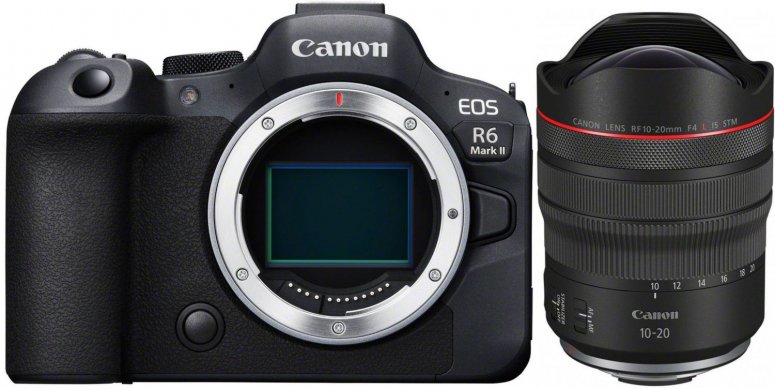 Caractéristiques techniques  Canon Boîtier EOS R6 II + RF 10-20mm f4 L IS STM