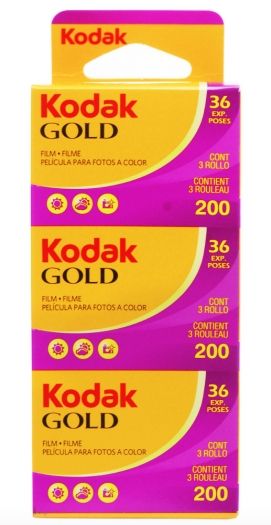 Kodak Gold 200 135/36 paquet de 3
