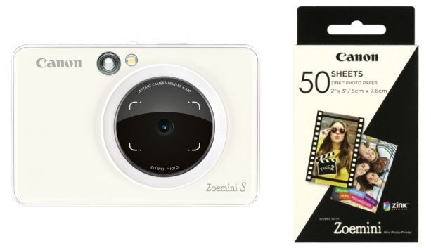 Canon Zoemini S weiß + 1x ZP-2030 50 Bl. Papier