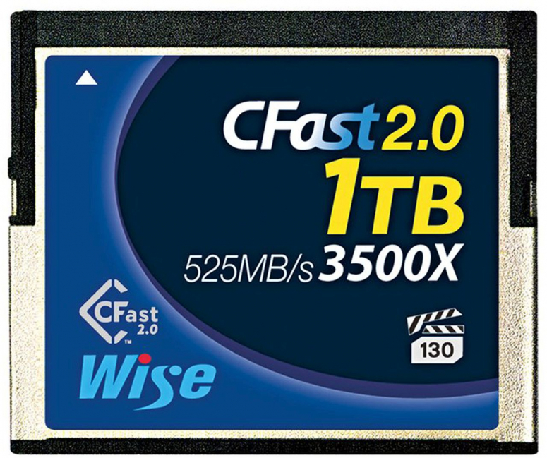 Technical Specs  Wise CFast 2.0 Card 3500X Blue 1TB