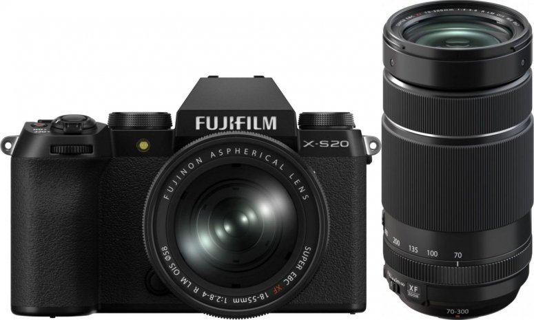 Zubehör  Fujifilm X-S20 + XF 18-55mm + XF70-300mm