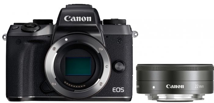 Zubehör  Canon EOS M5 + EF-M 22mm f2 STM