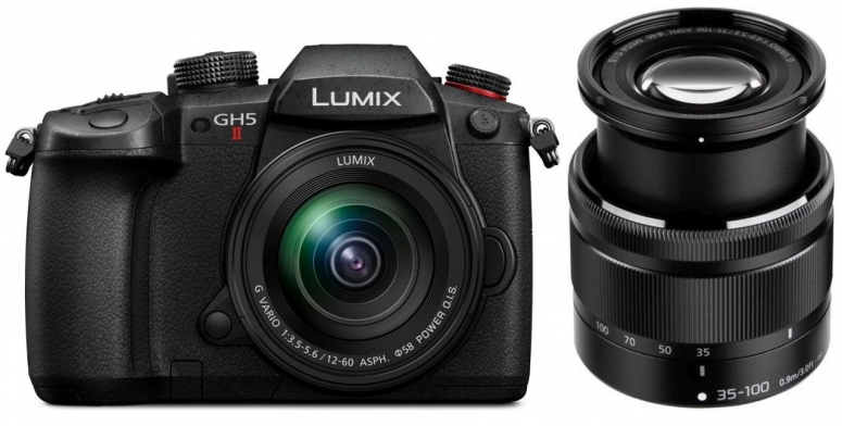 Panasonic Lumix GH5 II +Lumix 12-60 f3,5-5,6 Asph. + 35-100mm