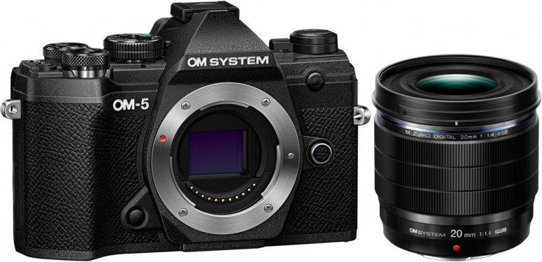 Accessoires  OM System OM-5 noir + ED 20mm f1,4 PRO