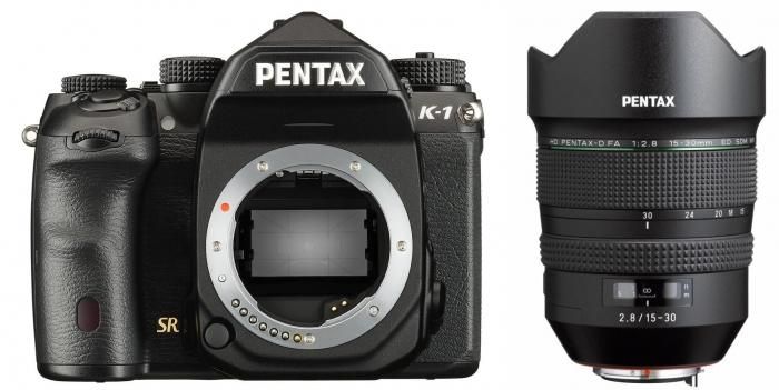 Caractéristiques techniques  Pentax K-1 + ED 15-30 mm f2,8 DFA HD SDM WR