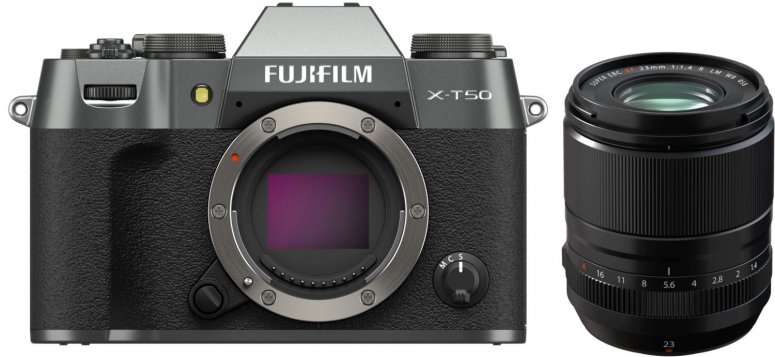 Accessoires  Fujifilm X-T50 Anthracite + XF 23mm f1,4 R LM WR