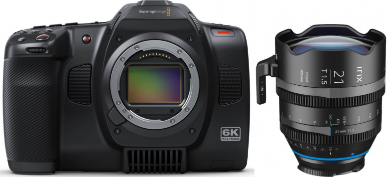 Technische Daten  Blackmagic Cinema Camera 6K + Irix Cine 21mm T1.5 L-Mount