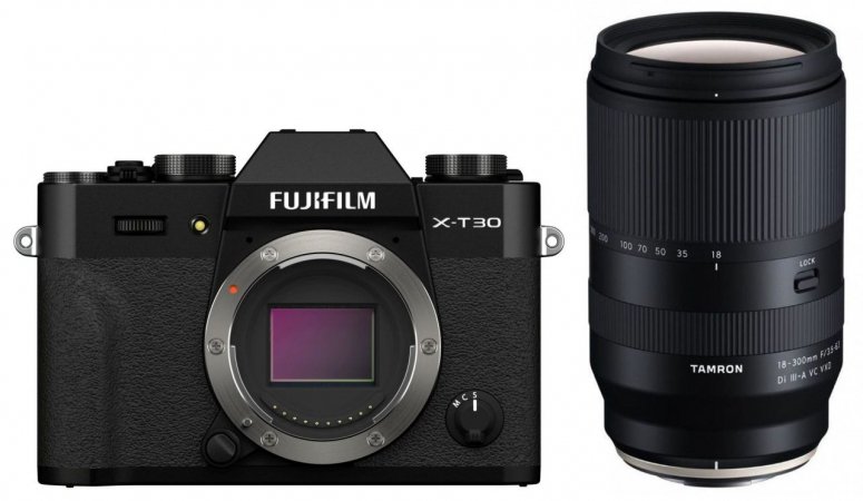 Technische Daten  Fujifilm X-T30 II schw. + Tamron 18-300mm f3,5-6,3