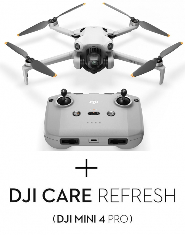 DJI Mini 4 Pro + RC-N2 + Care Refresh 1 an
