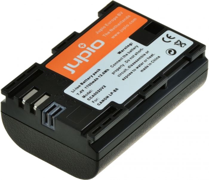 Technical Specs  Jupio Battery Canon LP-E6 - NB-E6 Chip