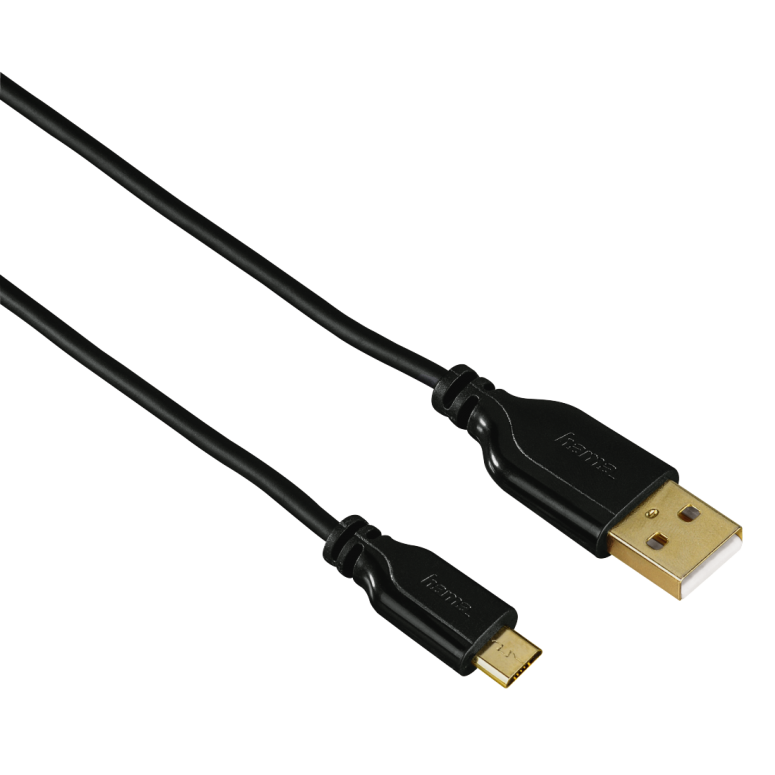 Hama Micro USB cable 074251 A male - Micro B male 0.75m 
