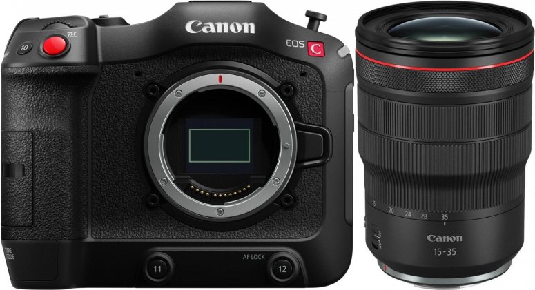Zubehör  Canon EOS C70 Camcorder + RF 15-35mm f2,8 L IS USM