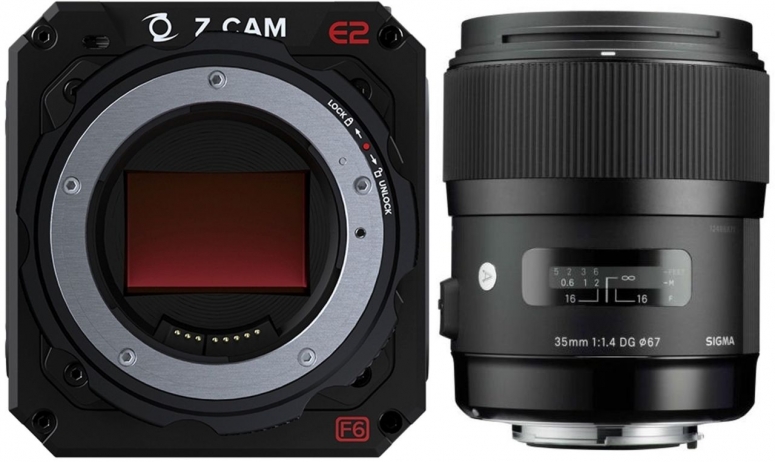 Zubehör  Z-Cam E2-F6 + Sigma 35mm f1,4 DG HSM