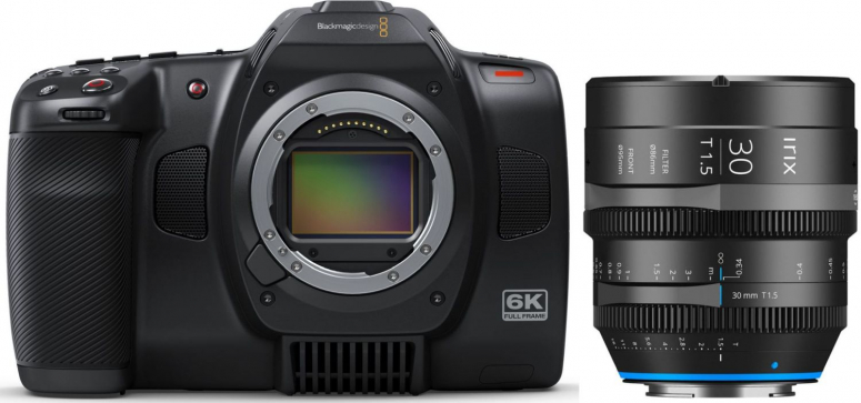 Blackmagic Cinema Camera 6K + Irix Cine 30mm T1.5 L-Mount