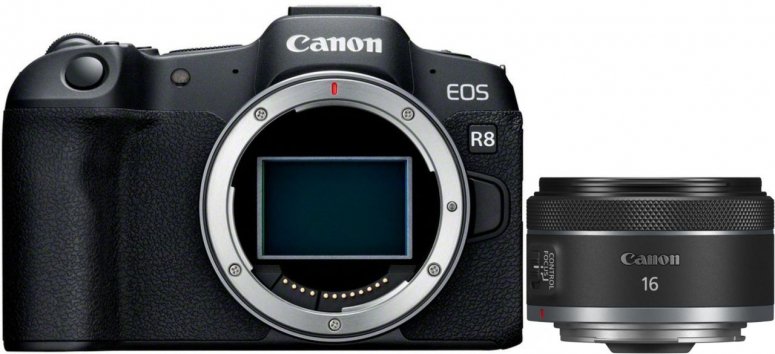Zubehör  Canon EOS R8 + RF 16mm f2,8 STM