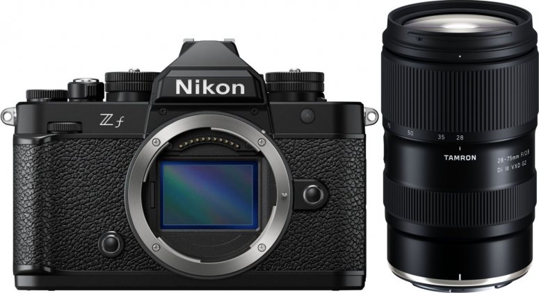 Caractéristiques techniques  Nikon Boîtier Z f + Tamron 28-75mm f2,8 Di III VXD G2