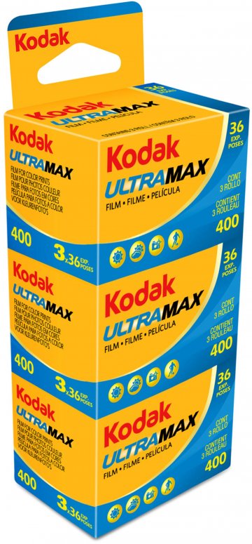 Kodak Ultra Max 400 135 36 paquet de 3