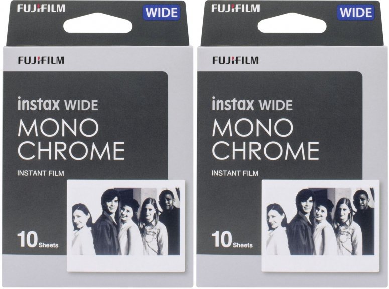 Fujifilm Instax WIDE Film Monochrome 2er Pack